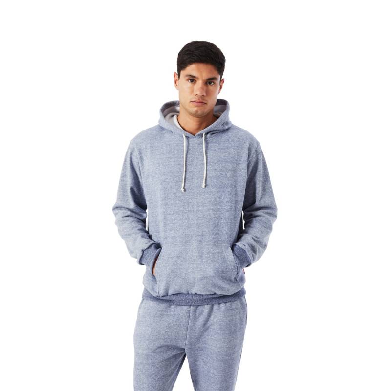 Buzo Hombre Hanes Canguro Snow Azul Melange Talle L en cuotas sin ...
