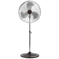 Ventilador de Pie Liliana 22" Plateado y Negro VPC22