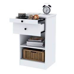 Mesa de Luz Desayunador Centro Estant Blanco