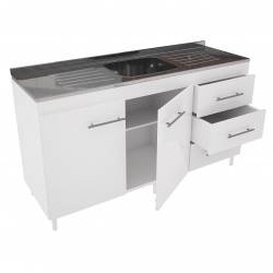 Bajo Mesada Orlandi Blanco 1,40 Mts