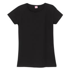 Camiseta Mujer Manga Corta Negra Talle M
