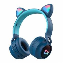 Auriculares BT Dekkin Gatito Verde