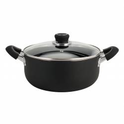 Cacerola Hudson de Aluminio 20 cm Negro