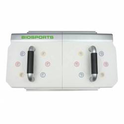 Tablero de Flexiones para Pectorales, Brazos y Hombros Biosports Blanco