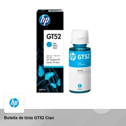 Botella de Tinta HP GT52 Cian