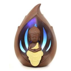 Porta Cono con Led Niño Buda 17cm