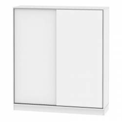 Placard Dielfe 2 Puertas y 2 Cajones Blanco PLO180 B