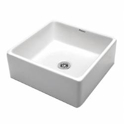 Bacha De Apoyo Cuadrada Piazza 38x38x13 cm