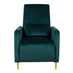 Sillón Reclinable Relaxer Pana Verde