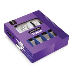 Juego de Cubiertos Simonaggio 24 Piezas Acero Inox.