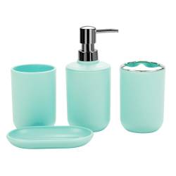 Kit de Baño x 4 Piezas Suka Verde Menta