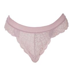 Bombacha Mujer Colaless de Encaje Aretha Rosa Gold Talle L/XL