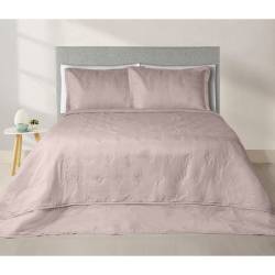 Cubrecama Anarruga Queen 250x240 Rosa