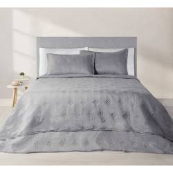 Cubrecama Anarruga Queen 250x240 Gris