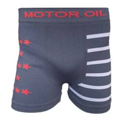 Boxer Hombre Motor Oil Estrella Talle M-XL