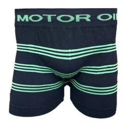 Boxer Hombre Motor Oil Rayas Negro Talle XXL