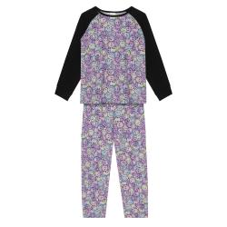 Pijama Niña Emmy Manga Larga con Estampa Talle 4-14