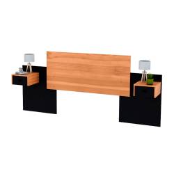 Respaldo de Cama Centro Estant con Mesa de Luz RC6NP