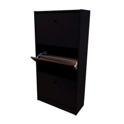 Zapatero Centro Estant 18 Pares Negro