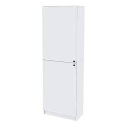 Organizador Centro Estant 5 Estantes 2 Puertas Blanco