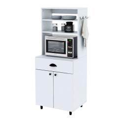 Rack para Microondas Centro Estant KP50BL Blanco