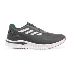 Zapatilla Deportiva Zeus Infantil Gris y Verde Talle 31