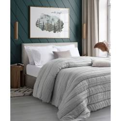 Acolchado Microfibra Andorra Gris 180x240