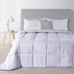 Acolchado Microfibra Reversible Lines Lila 240x240