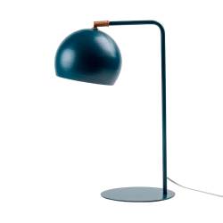 Lámpara de Mesa Lett Comercial Media Esfera Azul