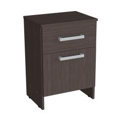 Mesa de Luz Muebles Orlandi 1 Cajón Wengue