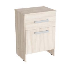 Mesa de Luz Muebles Orlandi 1 Cajón Abedul