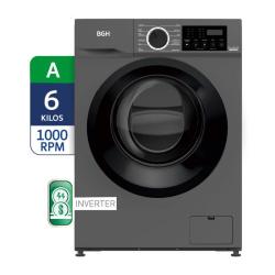 Lavarropas Inverter BGH Carga Frontal 6 Kg BWFI06S24AR