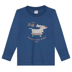 Remera Bebe Engers Manga Larga Estampada Talle 12-36