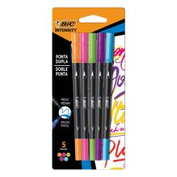 Marcadores BIC Intensity Dual Tip x 5 Unidades