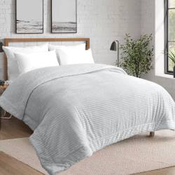 Acolchado Poliéster KVG Gris Claro 290x245