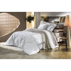 Acolchado Poliéster Blend Elegance Blanco 260x250