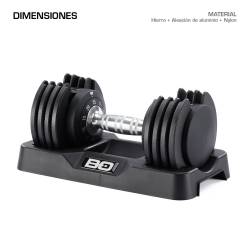 Mancuerna Ajustable Biosports 11 Kg