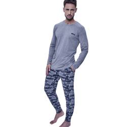 Pijama Hombre Eyelit Camuflado Talle S-XXL