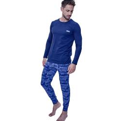 Pijama Hombre Eyelit Camuflado Marino Talle XL