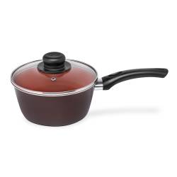 Cacerola Multiflon Terracota 18 cm