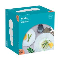 Juego de Platos Nadir Petala 24 Piezas