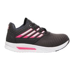 Zapatilla Deportiva Infantil Zeus Gris y Rosa Talle 32