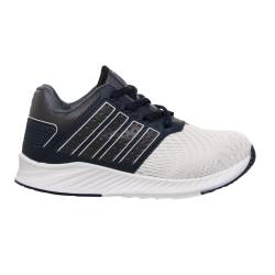 Zapatilla Deportiva Infantil Zeus Azul y Gris Talle 32
