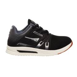 Zapatilla Deportiva Infantil Zeus Negra y Gris Talle 31
