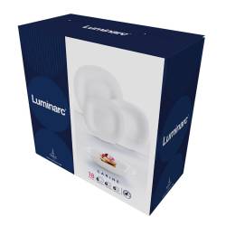Set de Vajilla 18 Piezas Luminarc Blanco