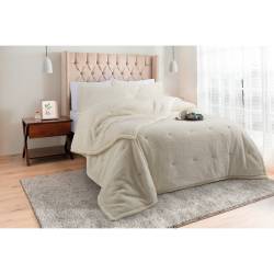 Acolchado Corderito Jean Cartier Natural 220x240