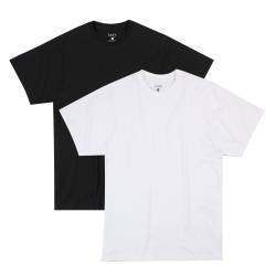 Pack x2 Remeras Hombre Izzy Blanca y Negra Talle M