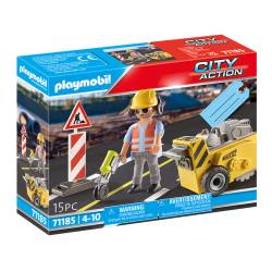 Muñeco Trabajador de Construcción 15 Piezas Playmobil