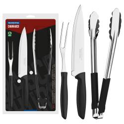 Kit para Asado Tramontina Plenus Negro 3 Piezas