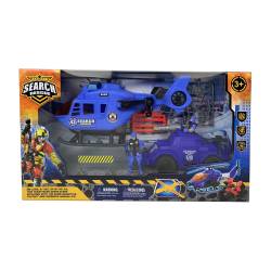 Helicoptero y Camioneta de Policía